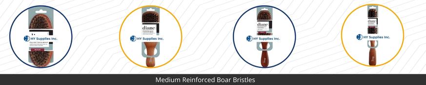 Medium Reinforced Boar Bristles